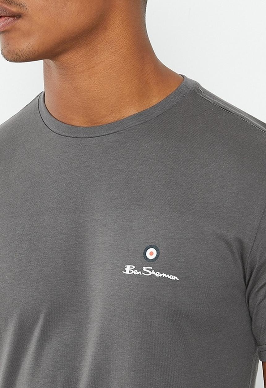 Ben Sherman - ESSENTIAL TARGET TEE - CHARCOAL