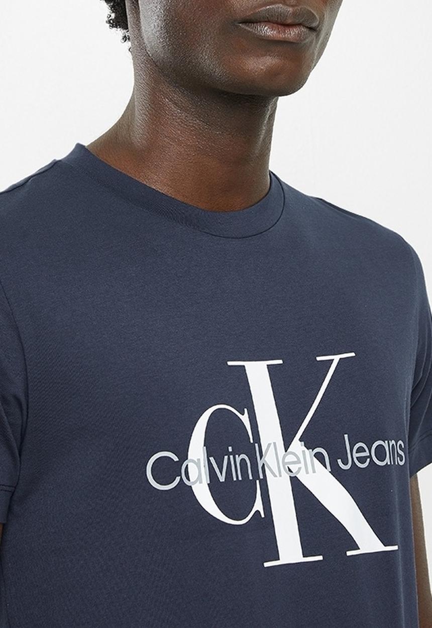 Calvin Klein - Core monogram slim tee - navy
