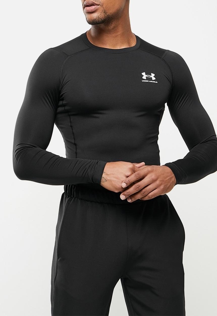 Under Armour - Ua hg armour comp long sleeve  - black