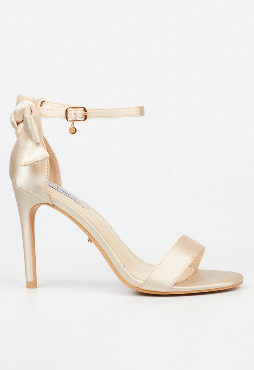 Miss Black - Jazz 43 open toe ankle strap - champagne