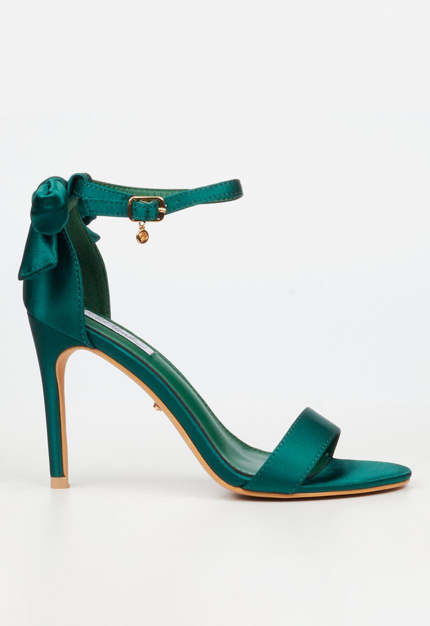 Miss Black - Jazz 43 open toe ankle strap - green