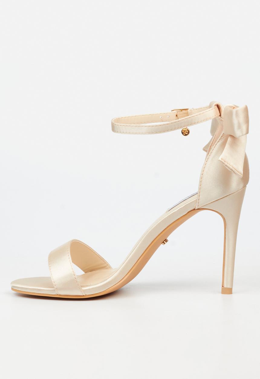 Miss Black - Jazz 43 open toe ankle strap - champagne