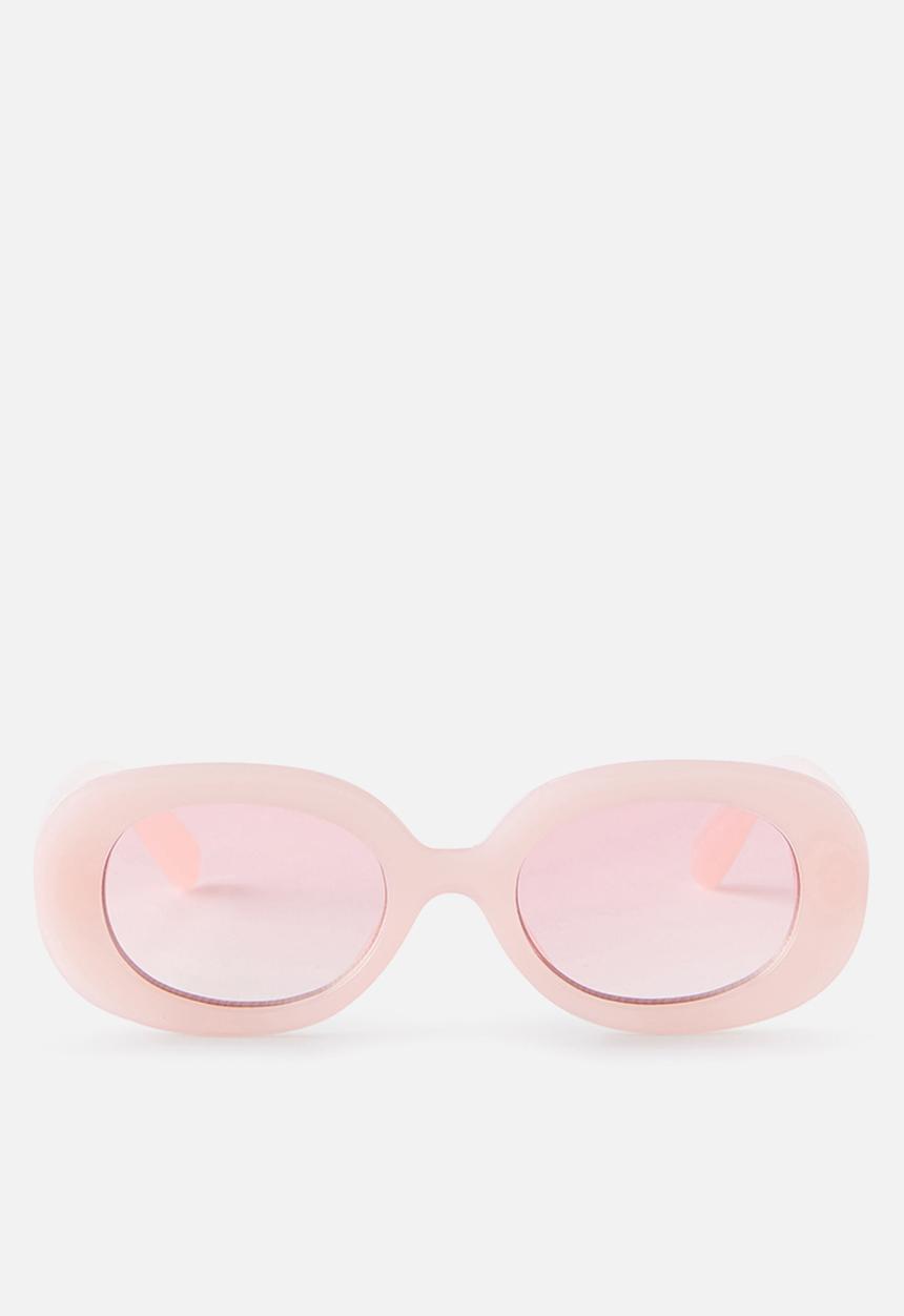 Cotton On - Kids Olive Oval Sunglasses - Tea Party Pink
