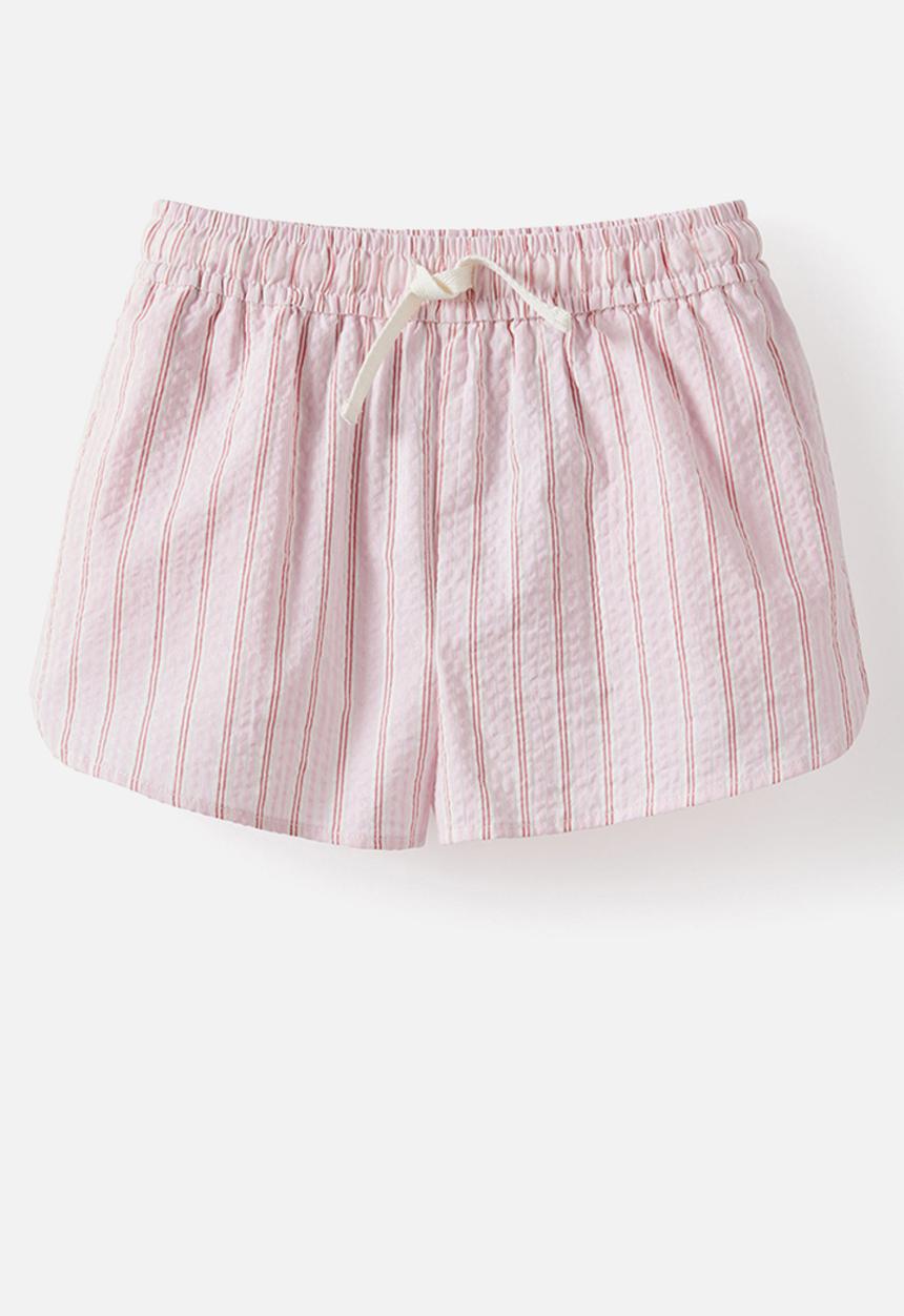 Cotton On - Gigi Woven Short - Tea Party Pink/Varsity Red