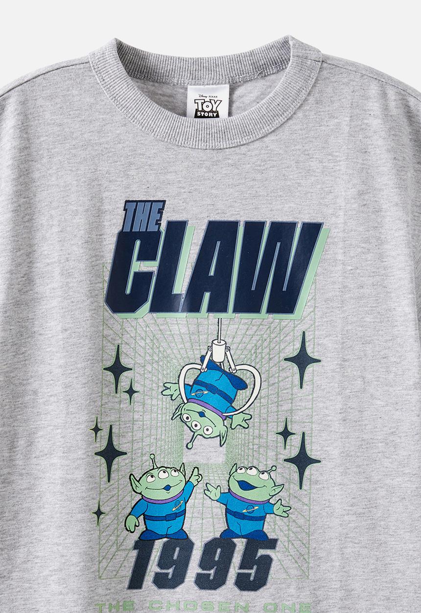 Cotton On - License Drop Shoulder Ss Tee - Lcn Dis Grey Marle/ The Claw