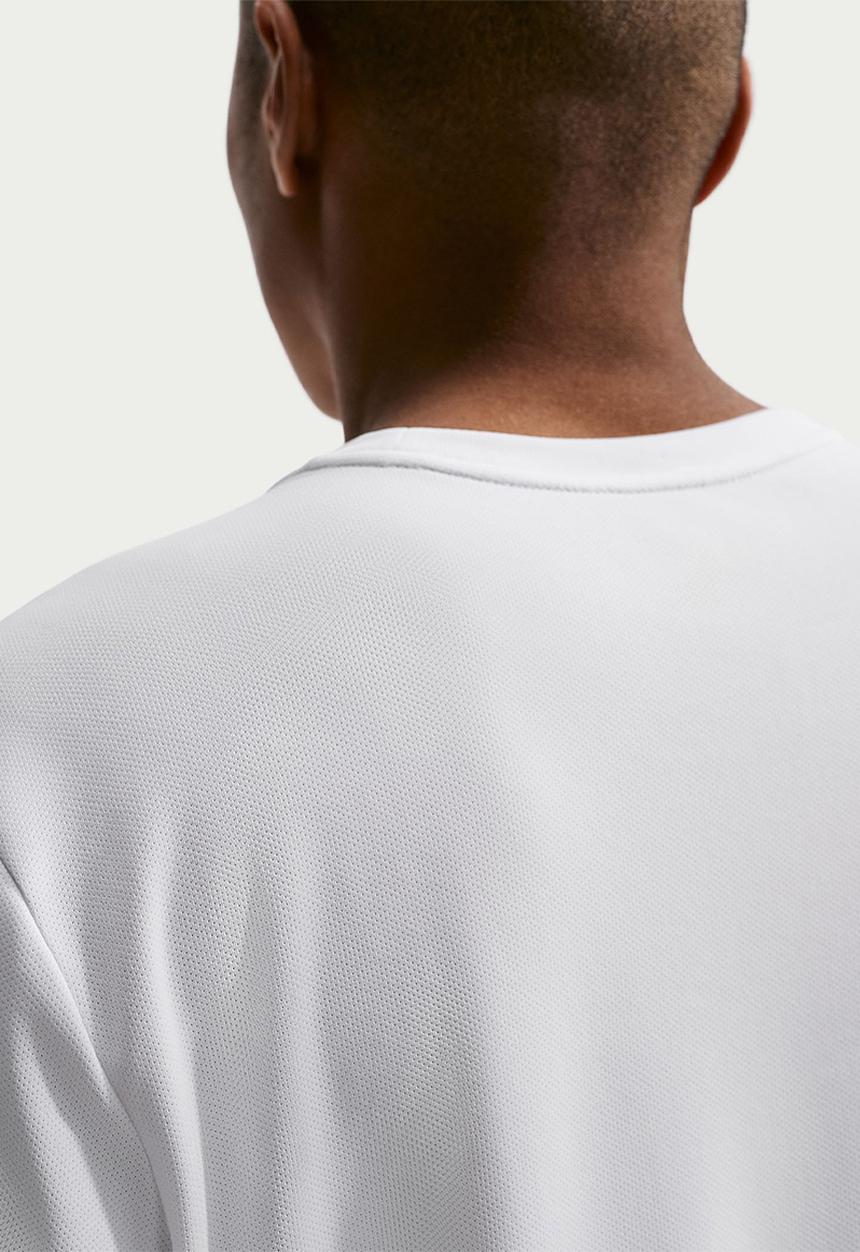 Nike - Miler  Dri-FIT Short-Sleeve Running Top - White/Reflective Silver