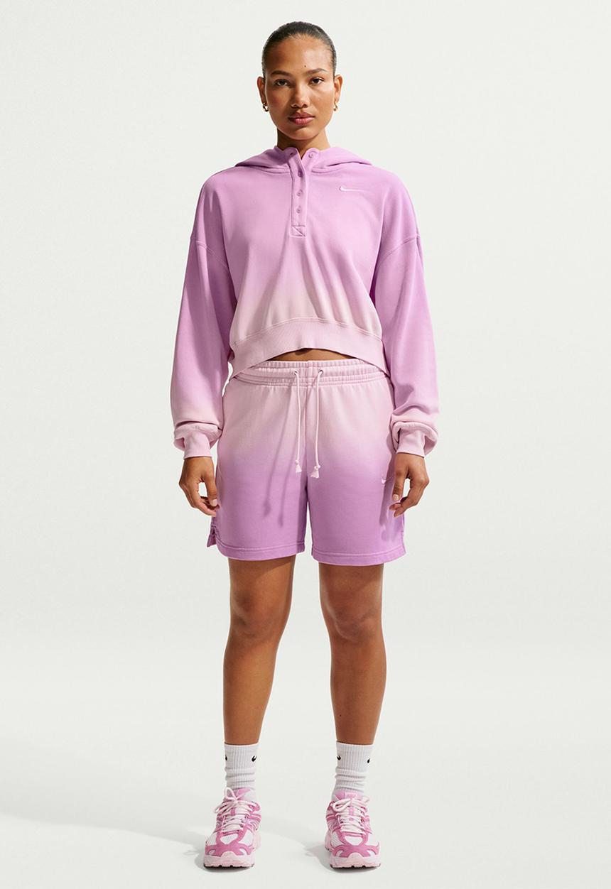 Nike - W Nsw Phnx Flc Mr Dip Short - Pink Foam/Lt Magenta/Lt Magenta