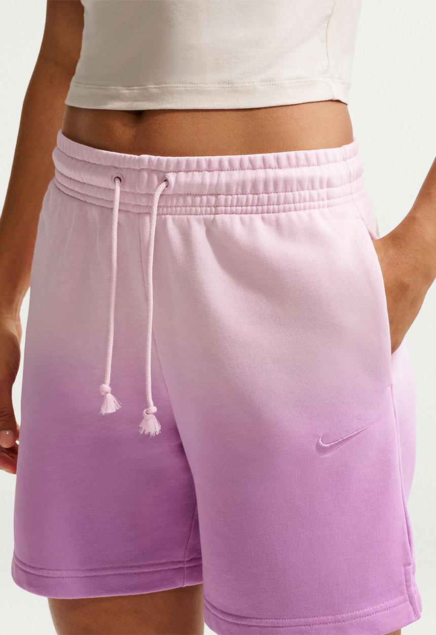 Nike - W Nsw Phnx Flc Mr Dip Short - Pink Foam/Lt Magenta/Lt Magenta