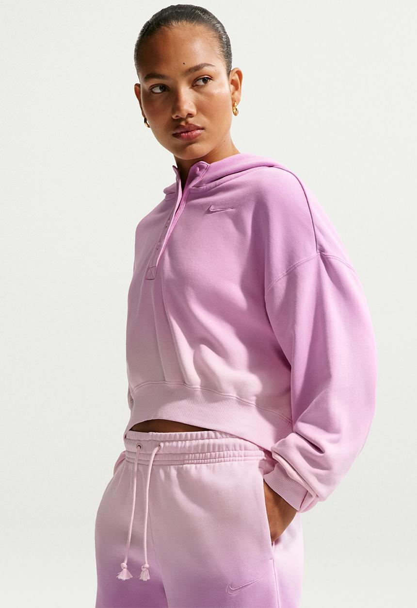 Nike - W Nsw Phnx Flc Mr Dip Short - Pink Foam/Lt Magenta/Lt Magenta