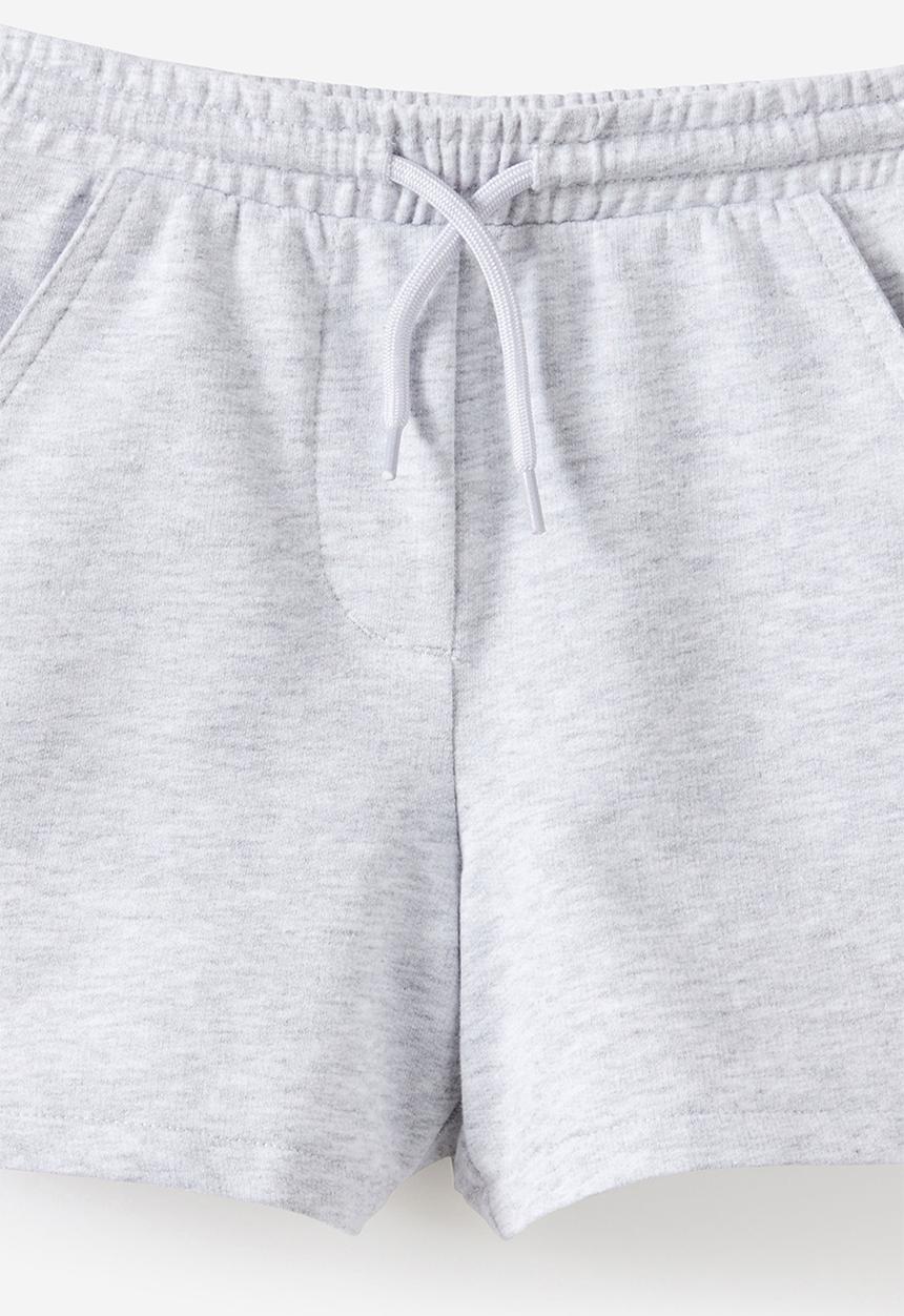 Cotton On - Kelcey Short - Grey Marle/Tea Party Pink