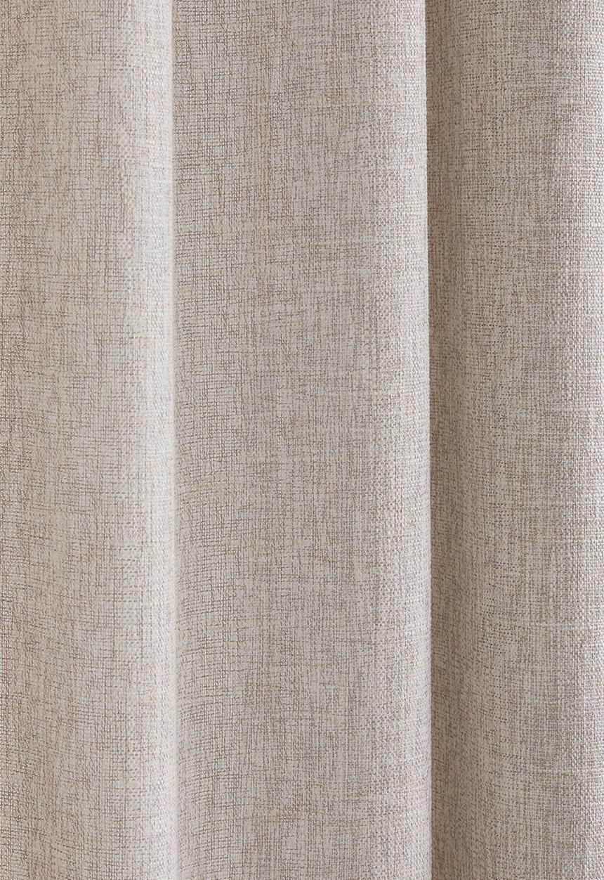 H&M - 2 Pack slub-weave curtains - dusty mole