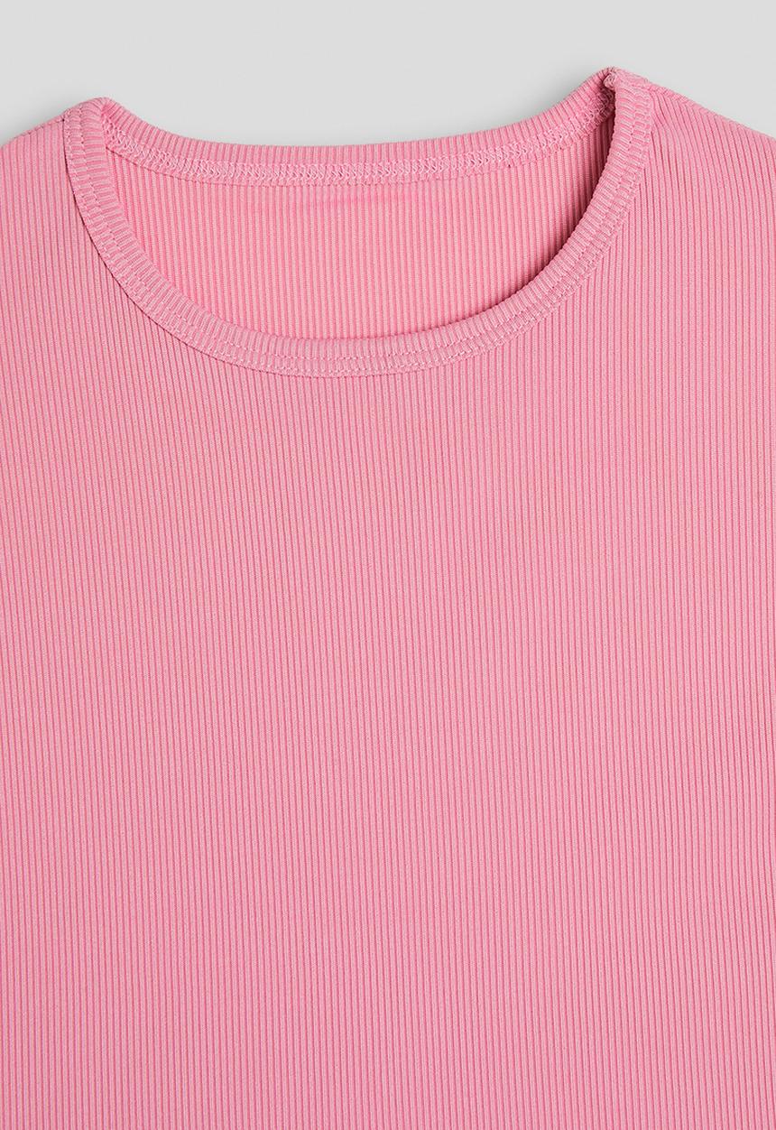 Pop Candy - Ribbed lounge set - medium pink