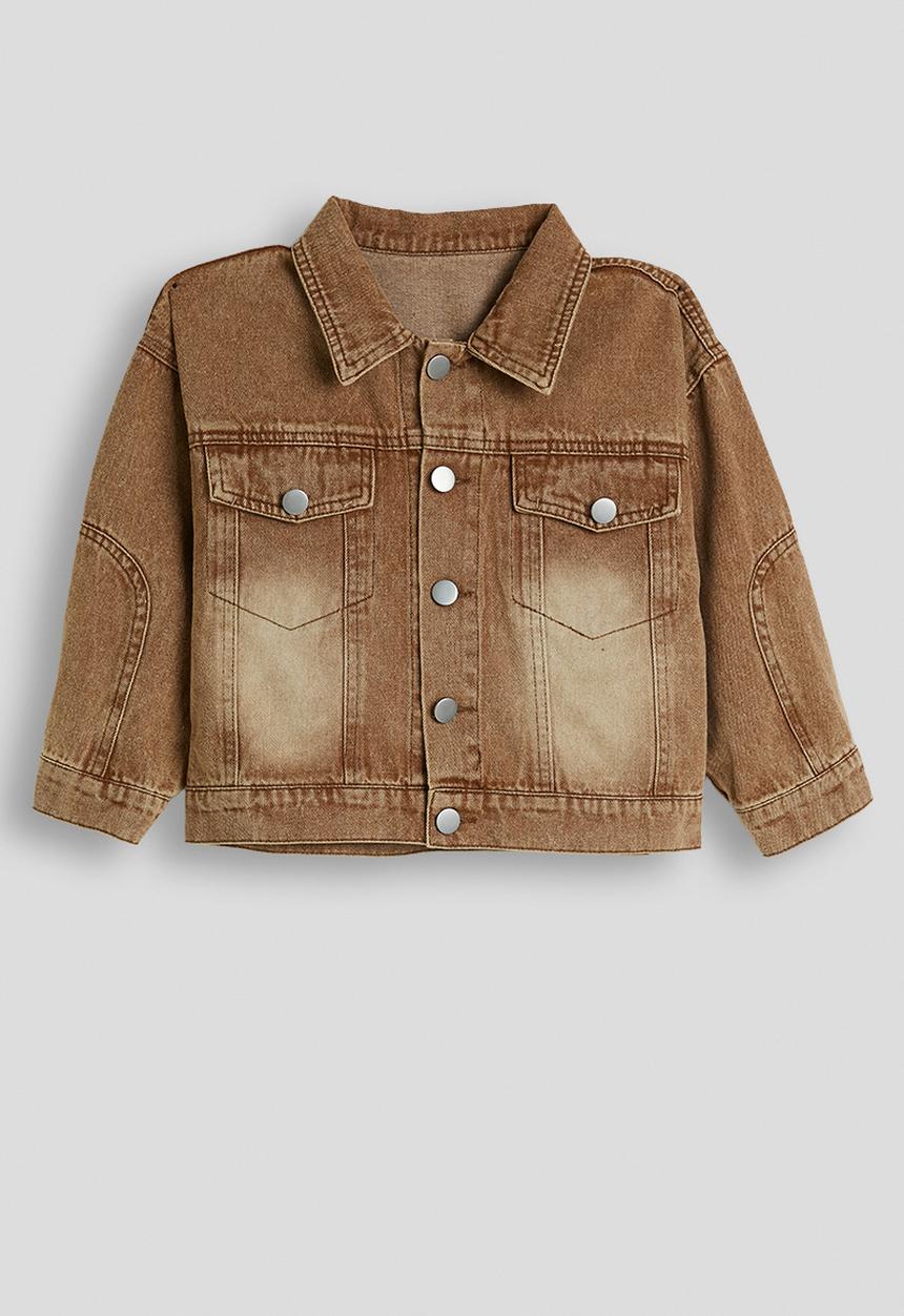 Pop Candy - Trucker jacket - brown ombre