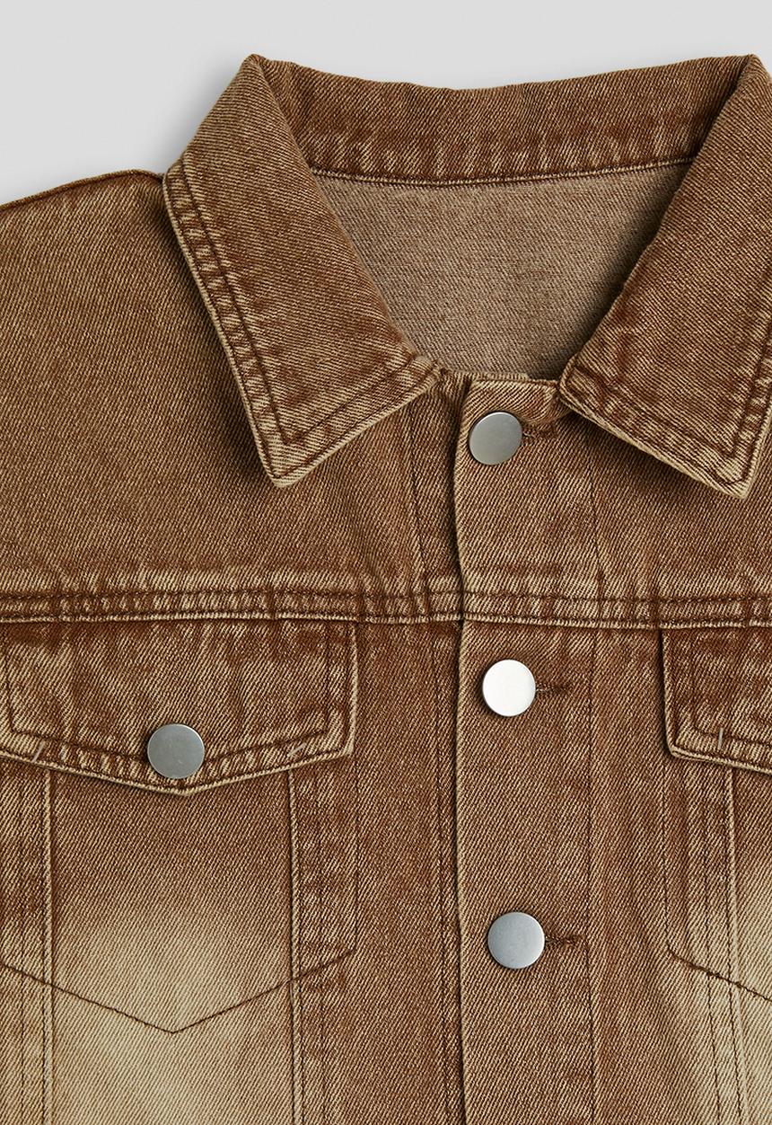 Pop Candy - Trucker jacket - brown ombre