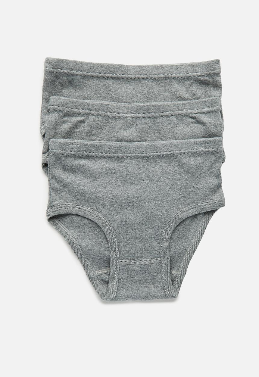 Pop Candy - 3 pack hipster briefs - grey