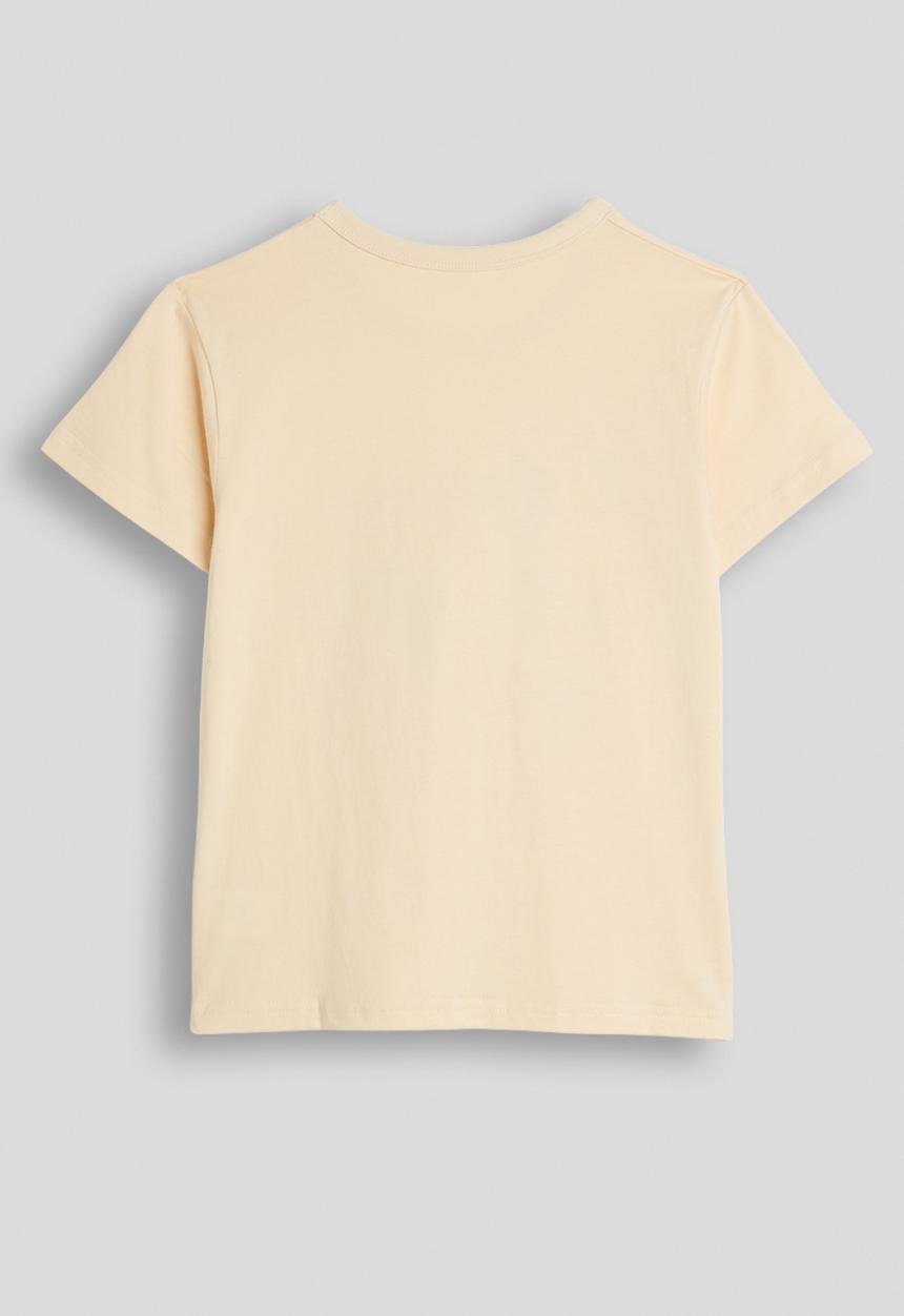 Pop Candy - Shooting stars graphic tee - buttercream