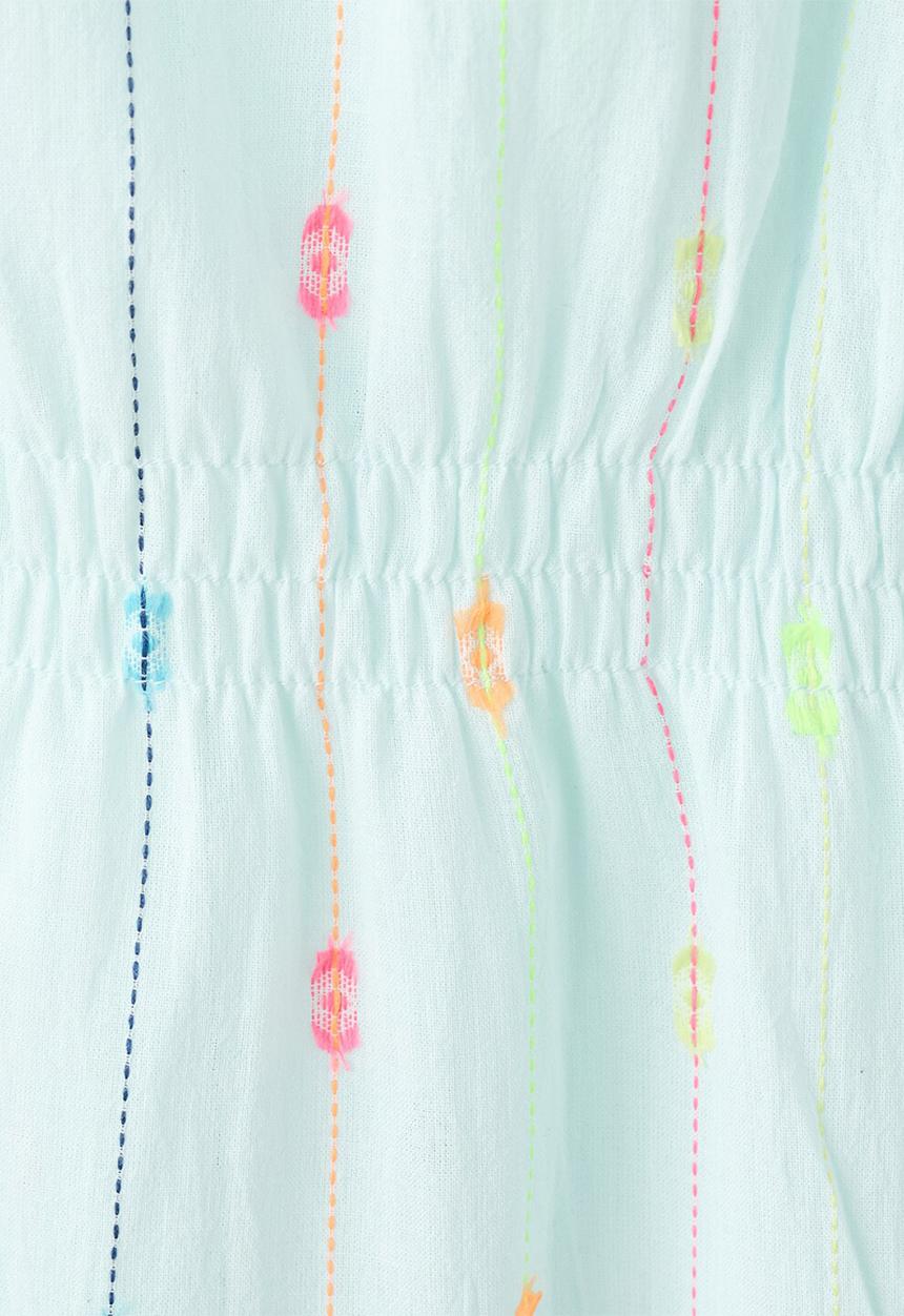 MANGO - Dress Kafty - Light Pastel Blue