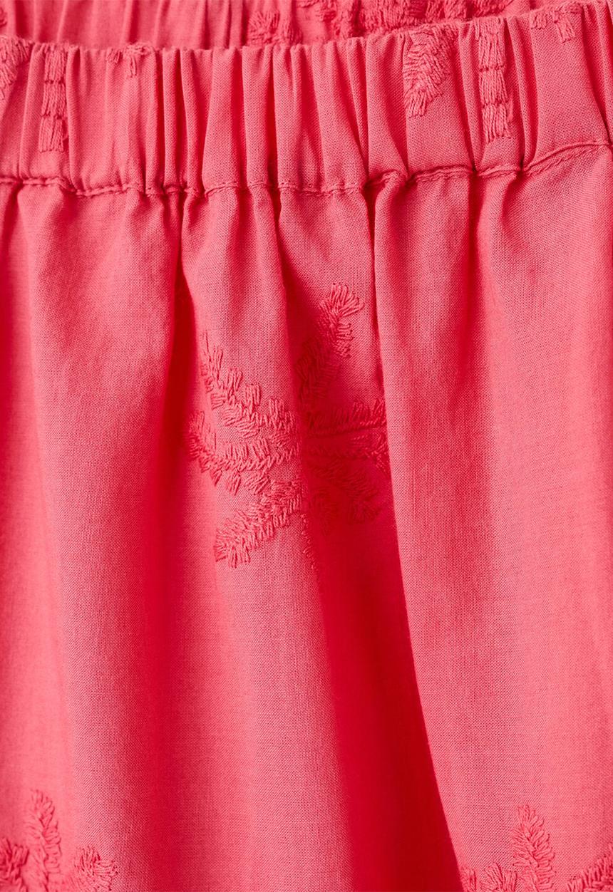 MANGO - Skirt Fresaset - Medium Red