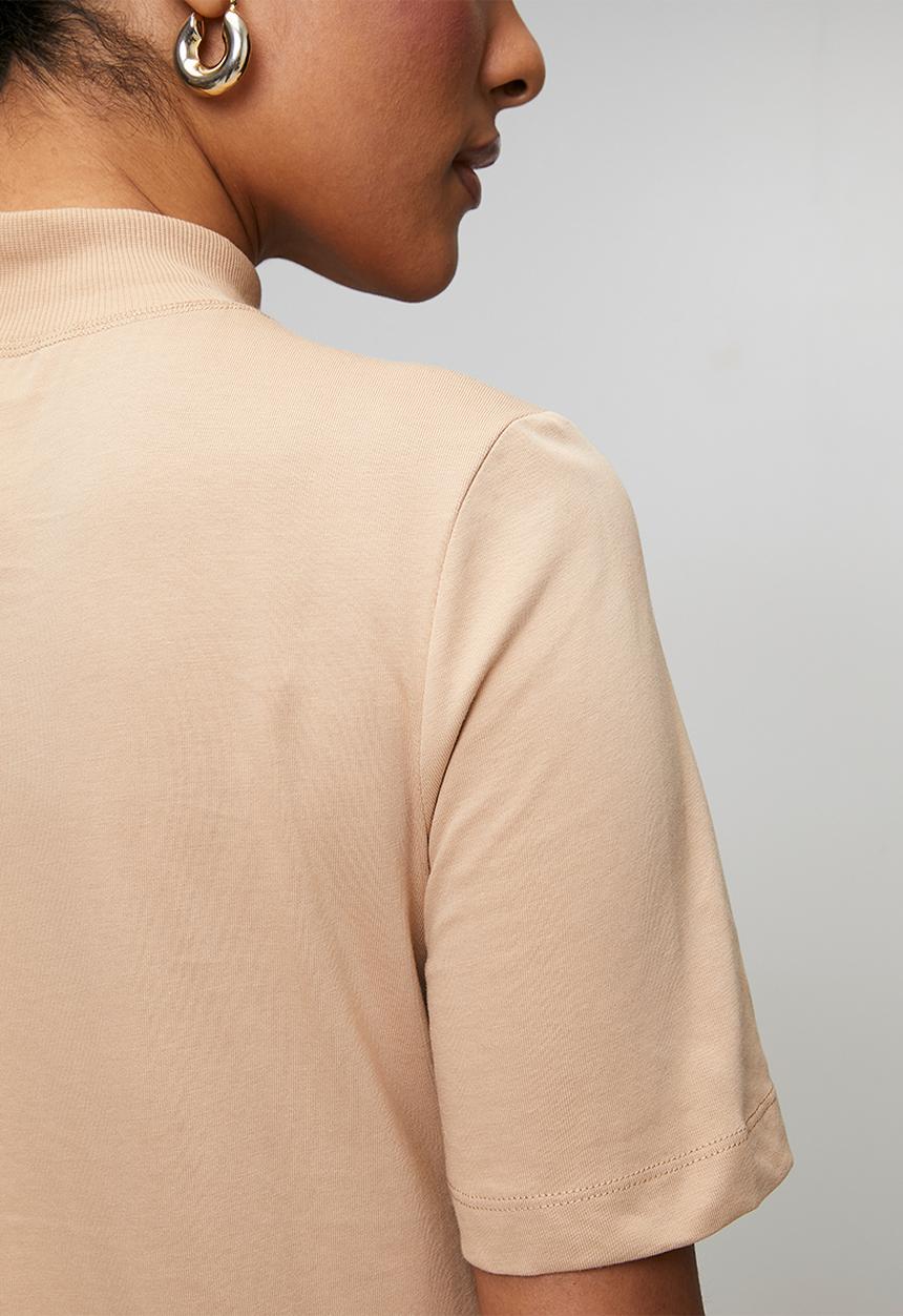 Steve Madden - Ladies kelly high neck T-shirt - caramel