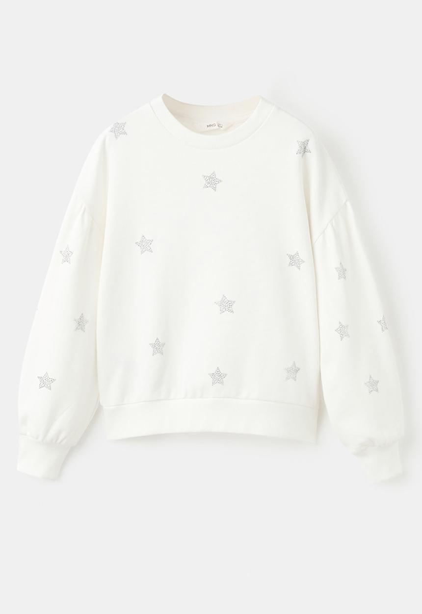 MANGO - Sweatshirt Starry - Natural