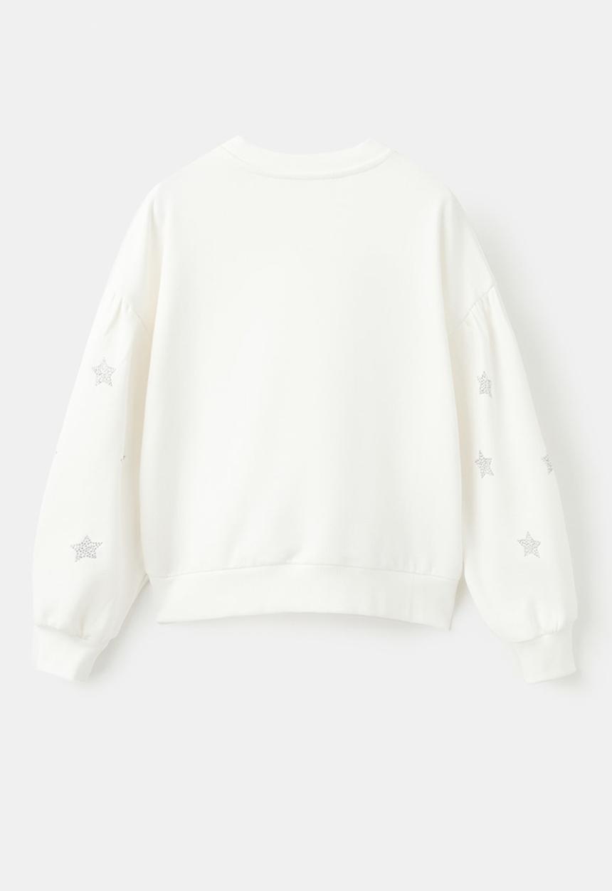 MANGO - Sweatshirt Starry - Natural
