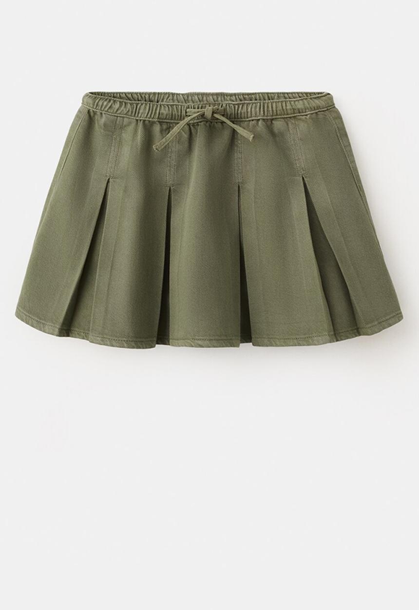 MANGO - Skirt Hawai - Beige/Khaki