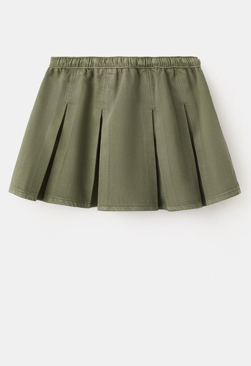 MANGO - Skirt Hawai - Beige/Khaki