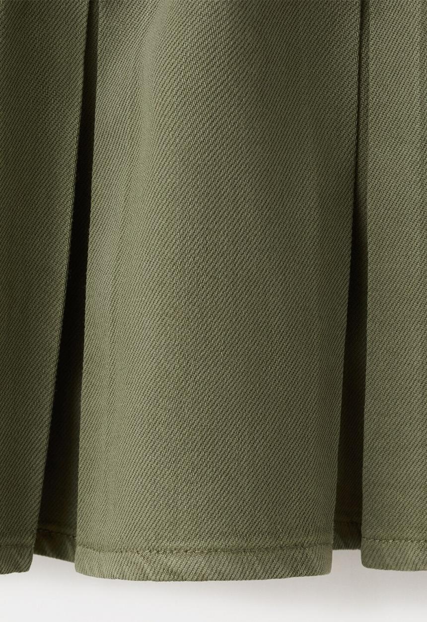 MANGO - Skirt Hawai - Beige/Khaki
