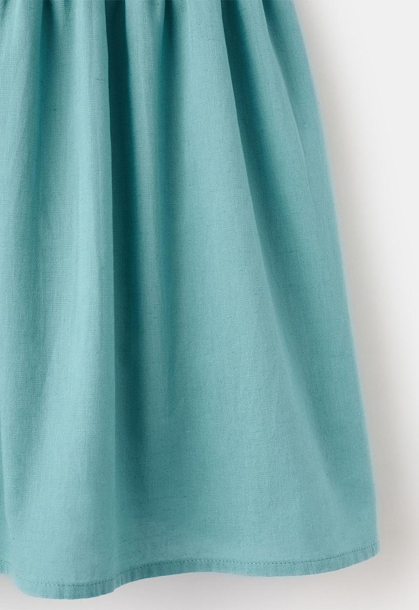 MANGO - Dress Crochi - Turquoise & Aqua