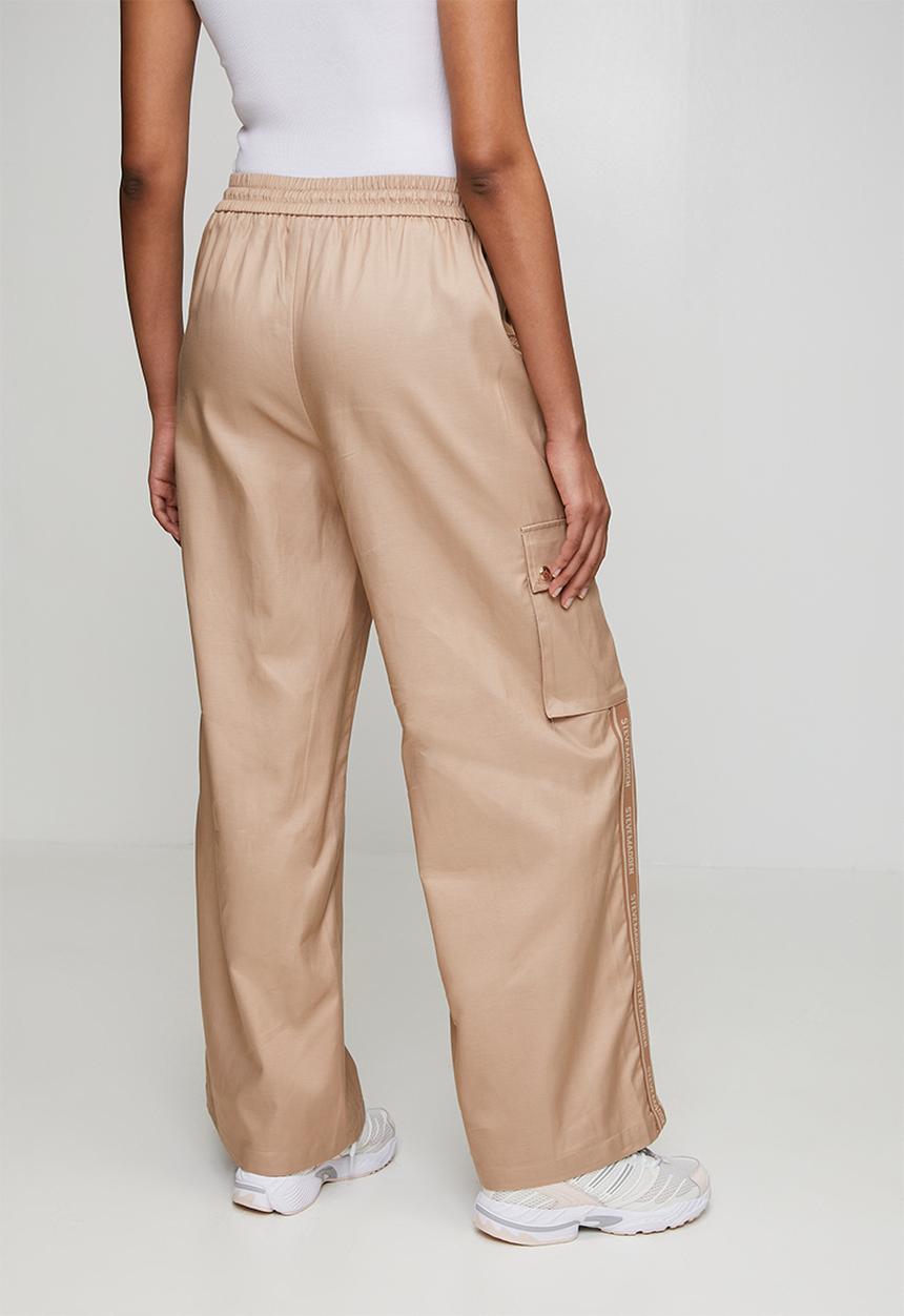 Steve Madden - Ladies emilia wideleg cargo pant - caramel