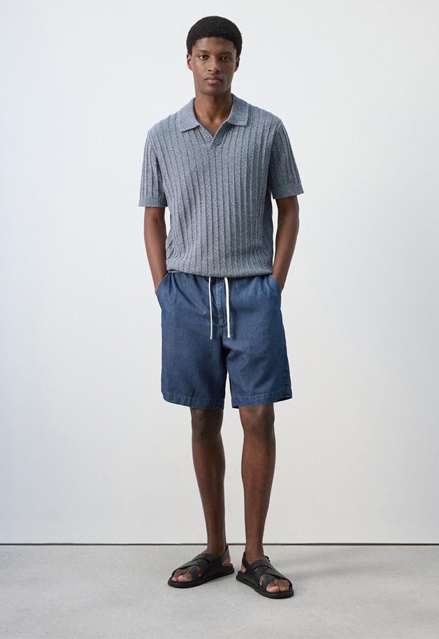 MANGO - Bermudas Tudy - Blue
