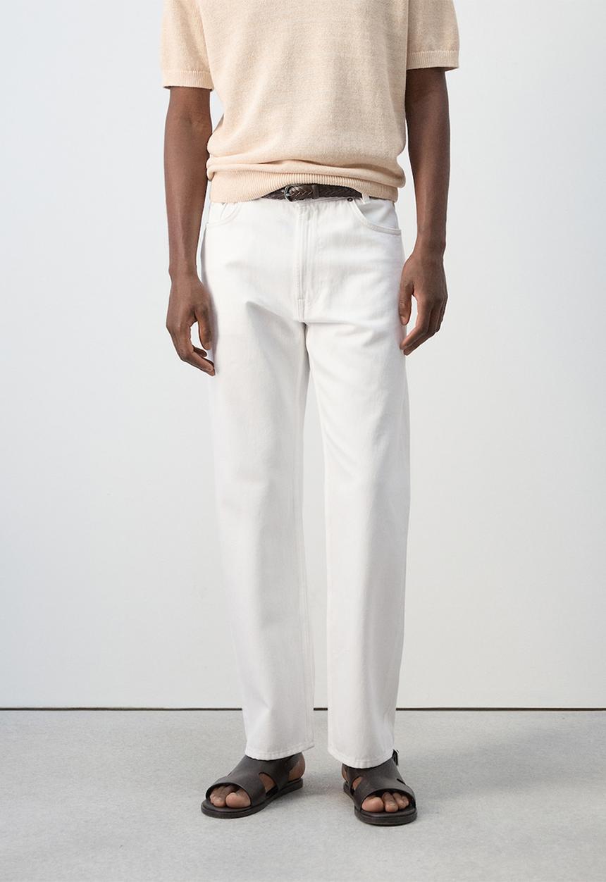MANGO - Jeans Rino - Off white