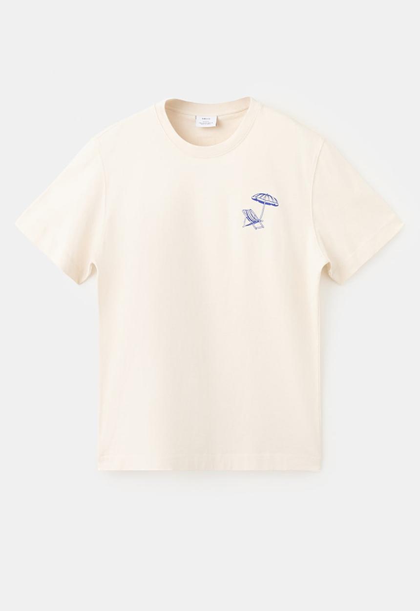MANGO - T-Shirt Somb - white