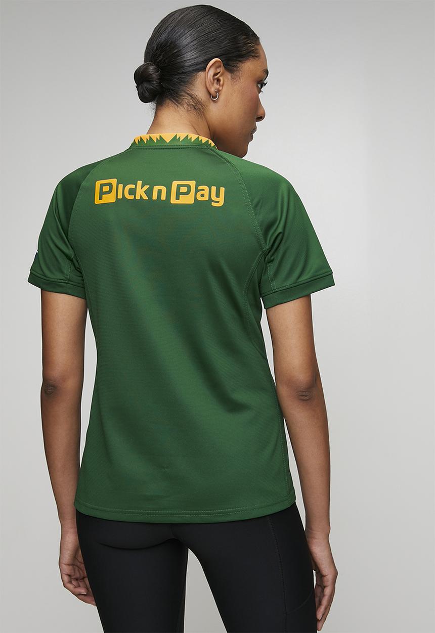 Nike - Springbok Wnk Stadium Ss Jersey - Gorge Green/University Gold
