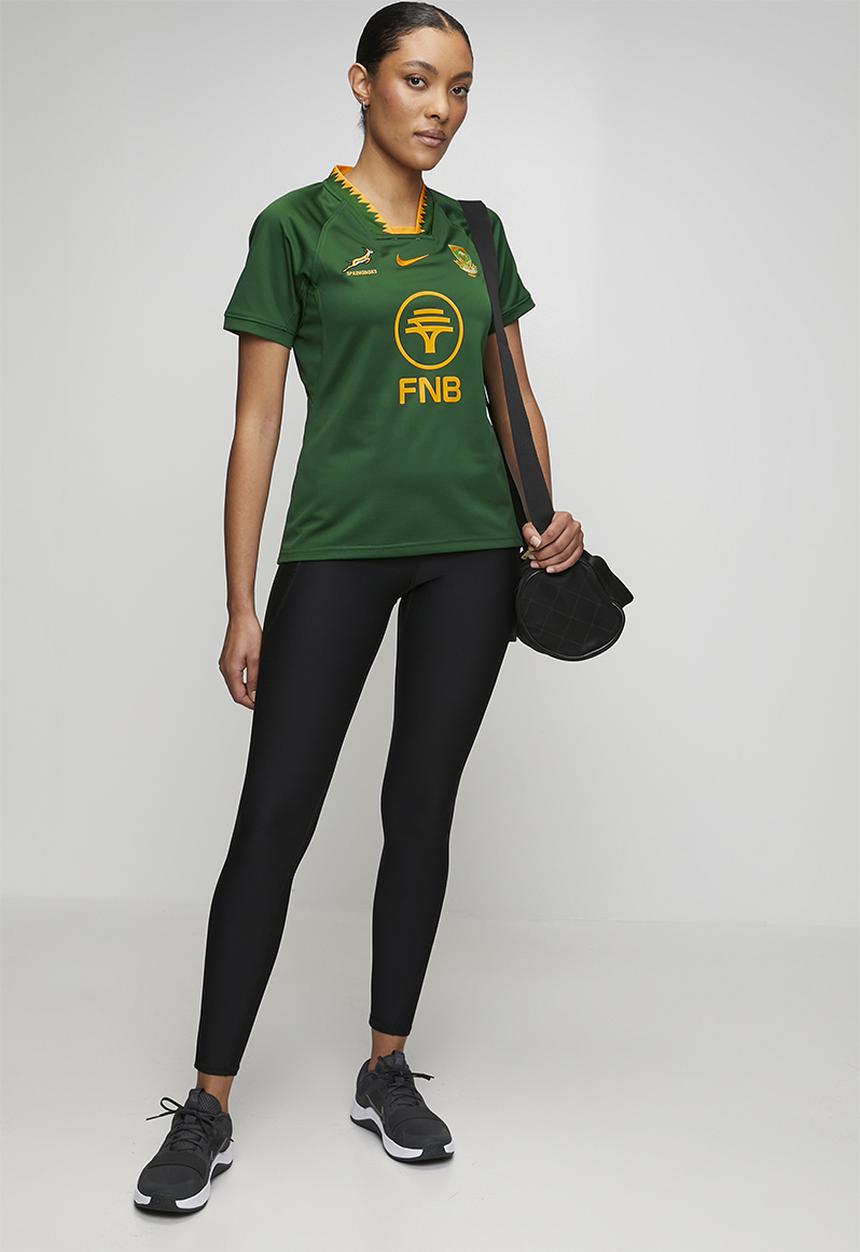 Nike - Springbok Wnk Stadium Ss Jersey - Gorge Green/University Gold
