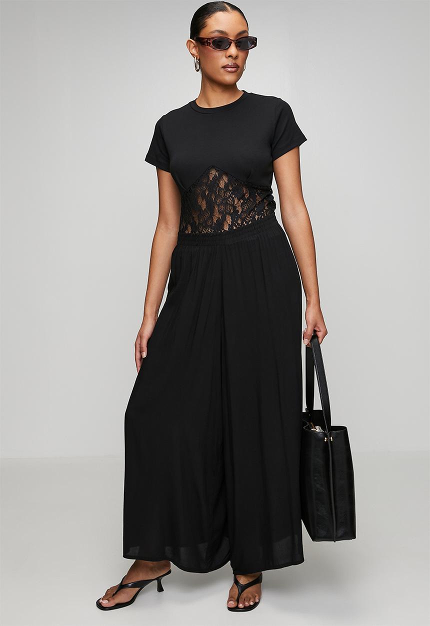Trendyol - Lace Blouse - Black