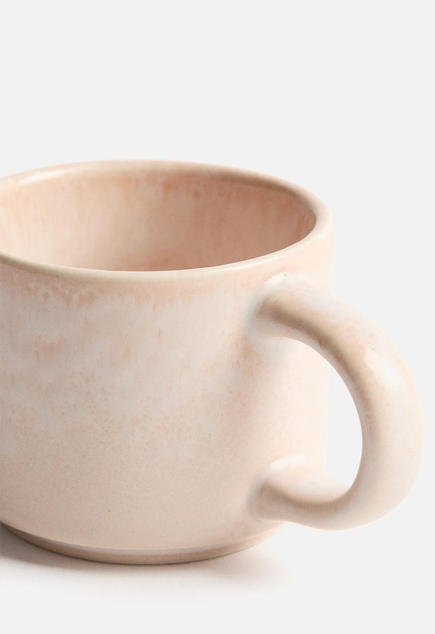 H&M - Stoneware espresso cup - light pink
