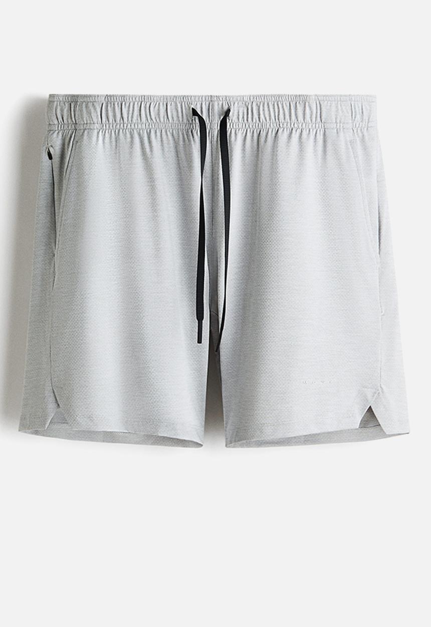 H&M - Sports shorts with drymove? - light grey marl