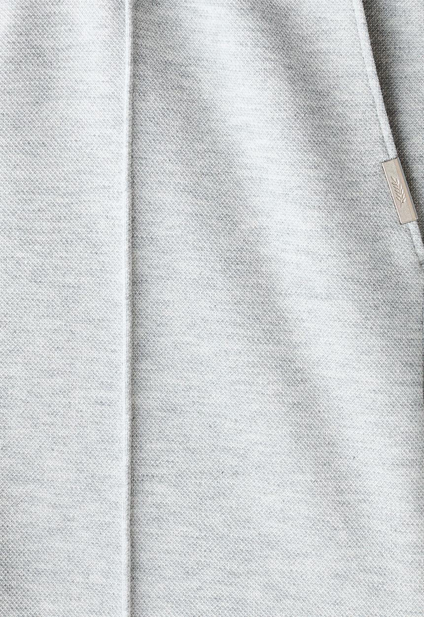 H&M - Regular fit tailored joggers - light grey marl