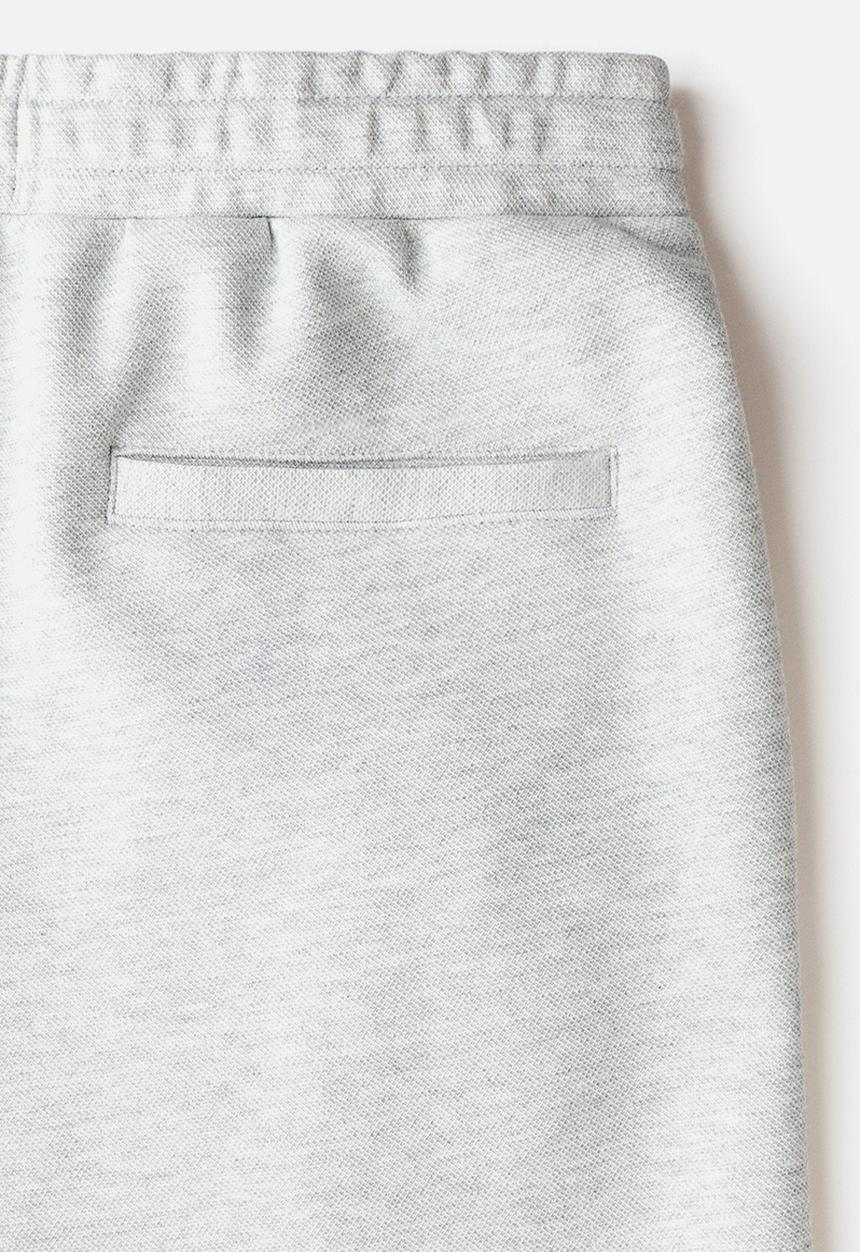 H&M - Regular fit tailored joggers - light grey marl