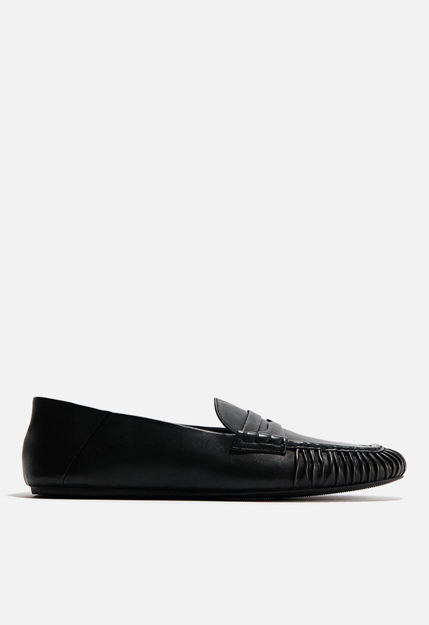 H&M - Leather loafers - black