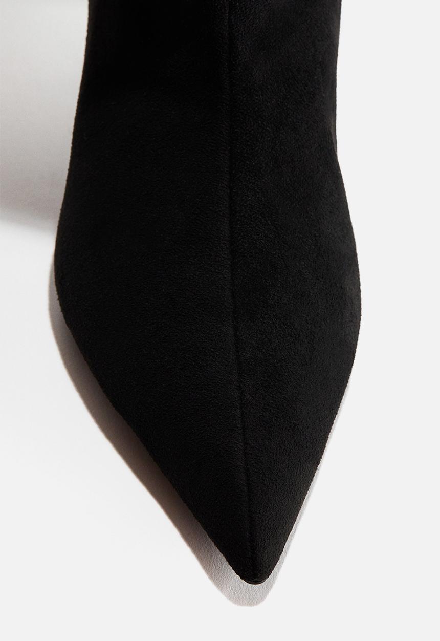 H&M - Kitten-heeled boots - black