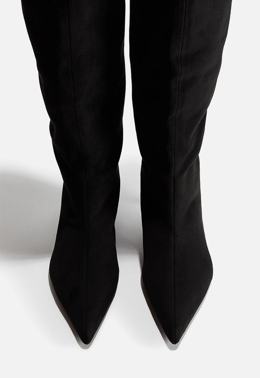 H&M - Kitten-heeled boots - black