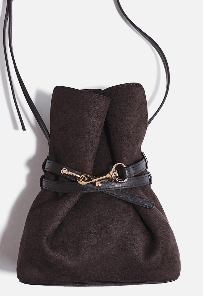 H&M - Pouch-look crossbody bag - dark brown