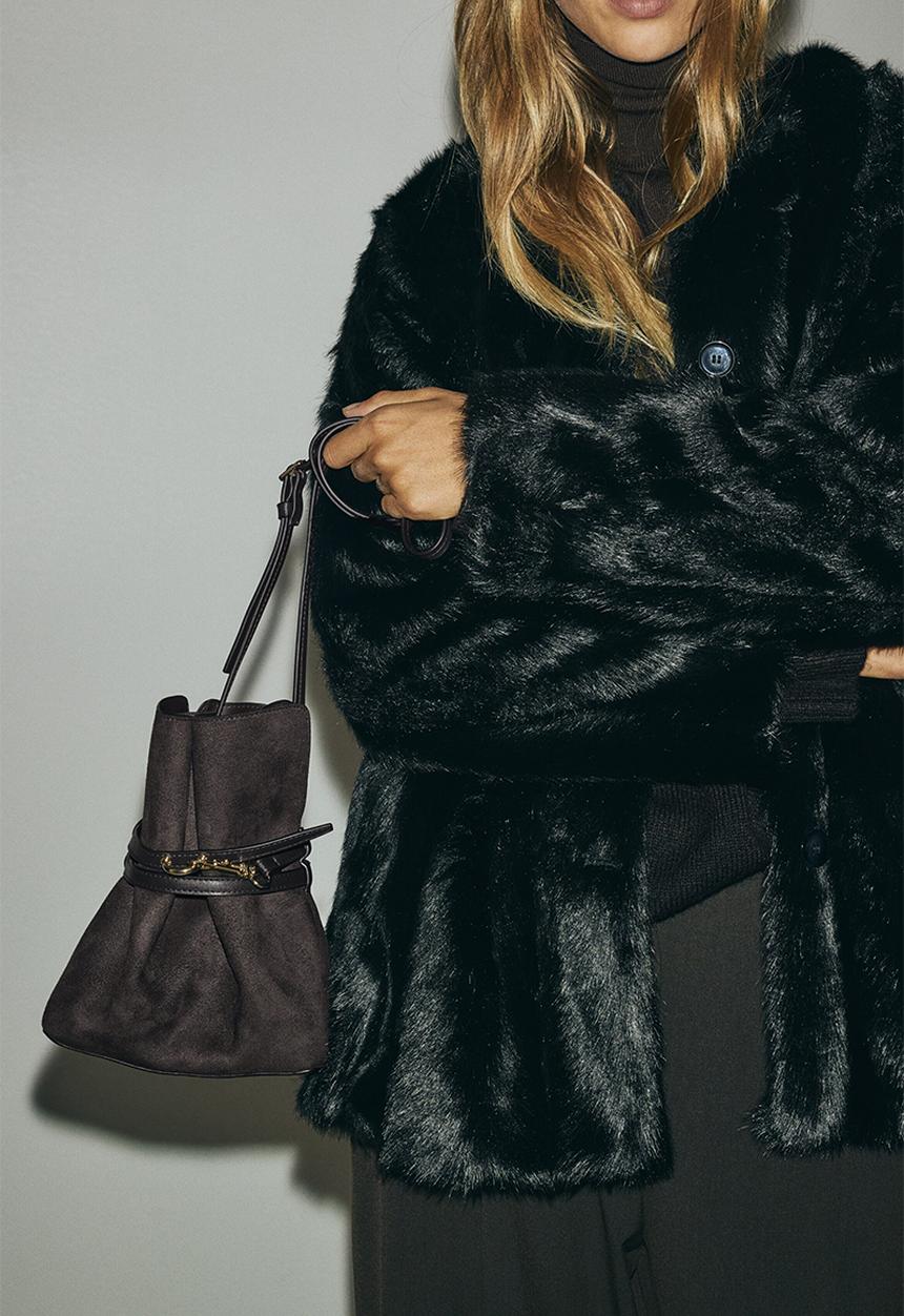 H&M - Pouch-look crossbody bag - dark brown