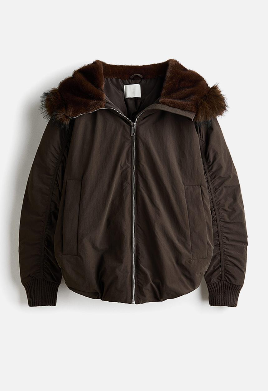 H&M - Padded jacket - dark brown
