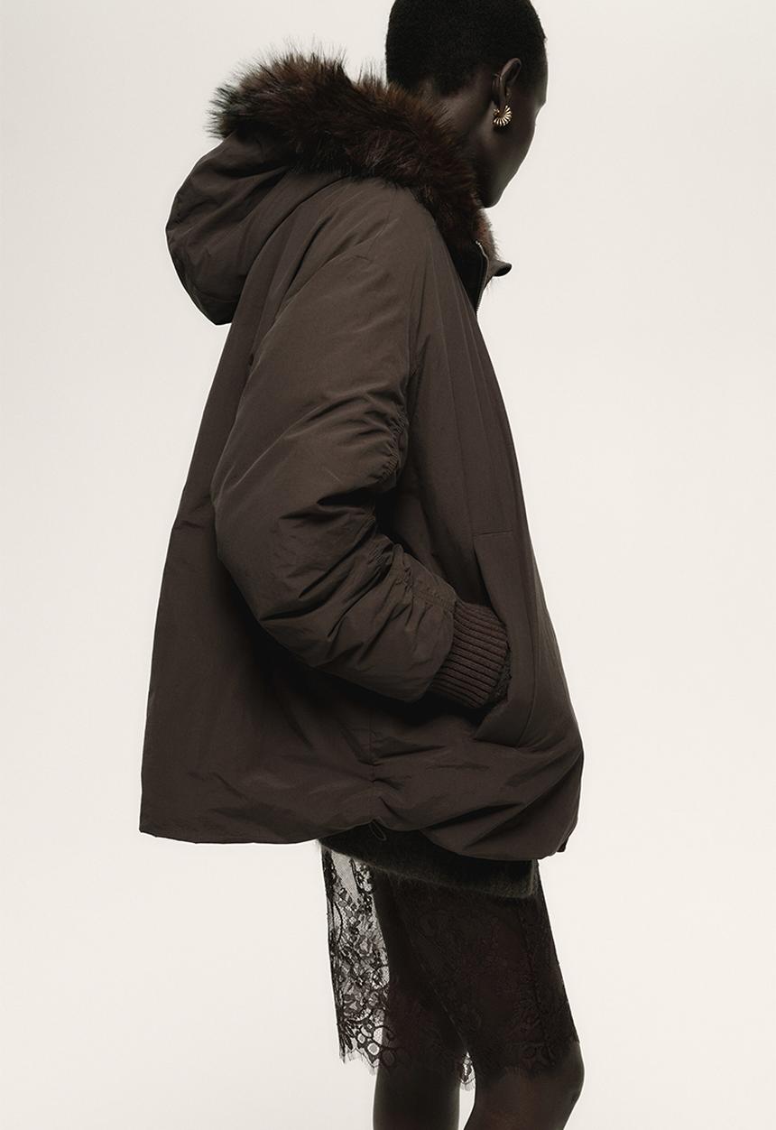 H&M - Padded jacket - dark brown
