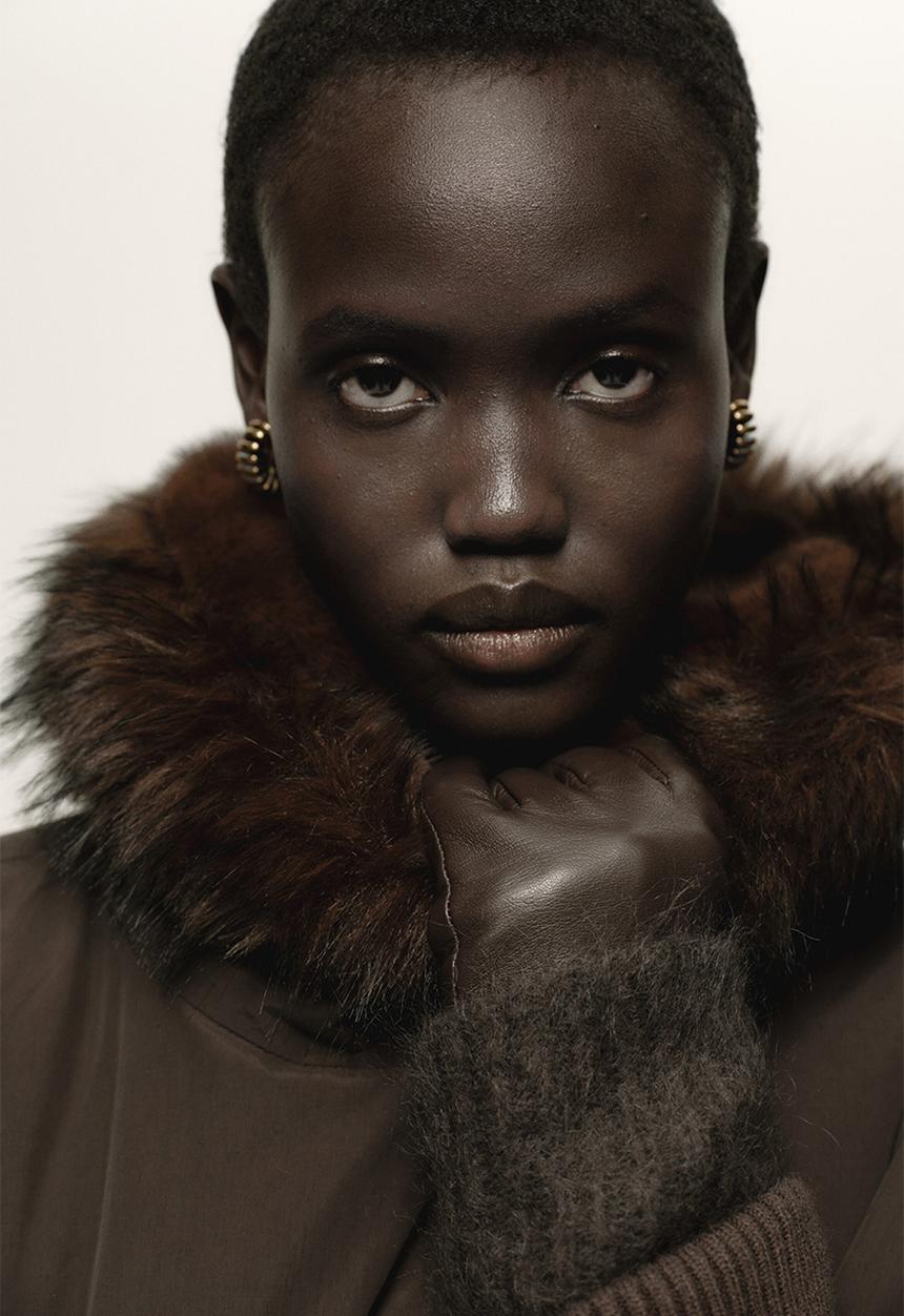 H&M - Padded jacket - dark brown