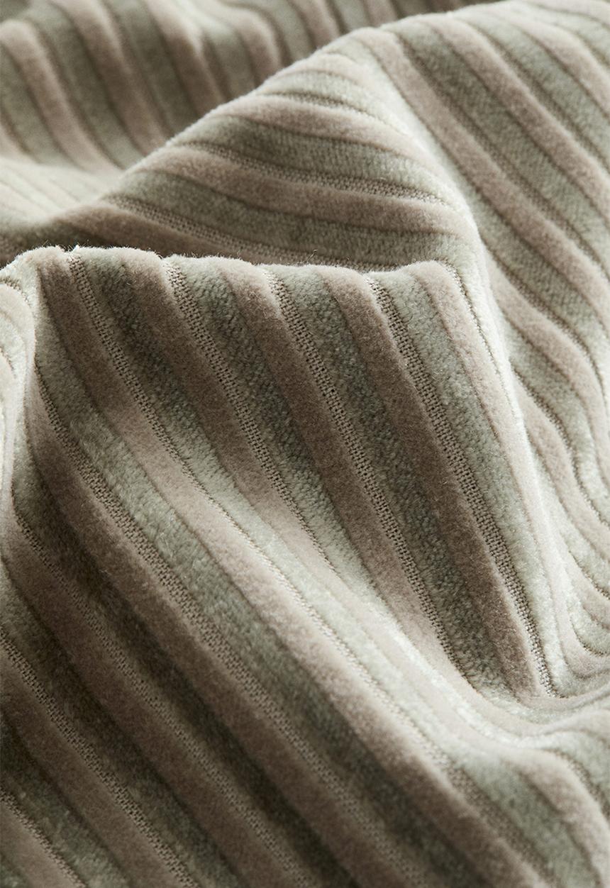 H&M - Corduroy cushion cover - light khaki green