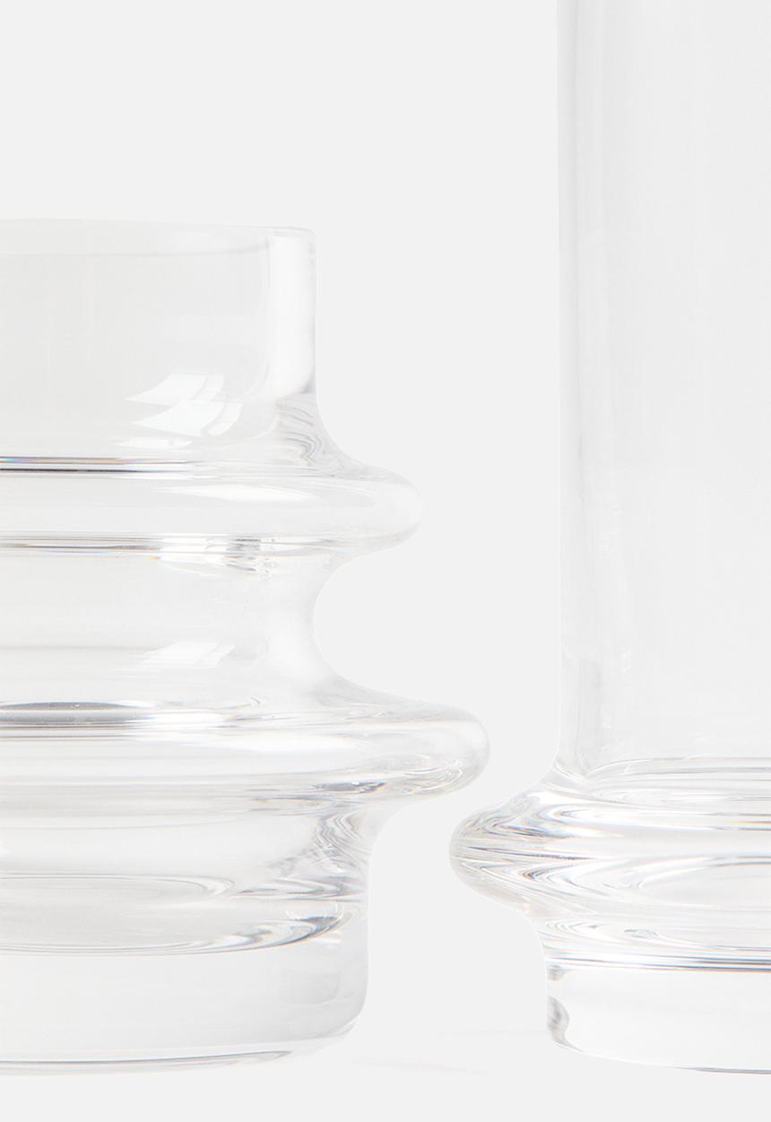 H&M - 2-Pack mini glass vases - transparent